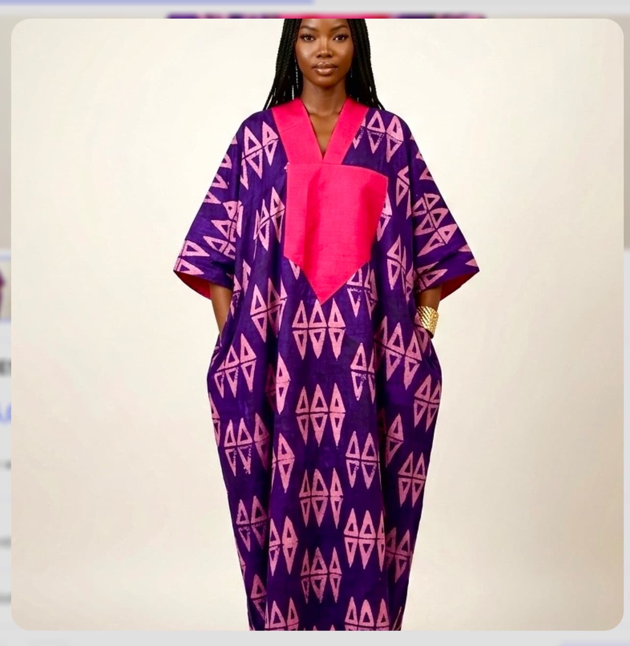 Bubu in purple and fushia pink