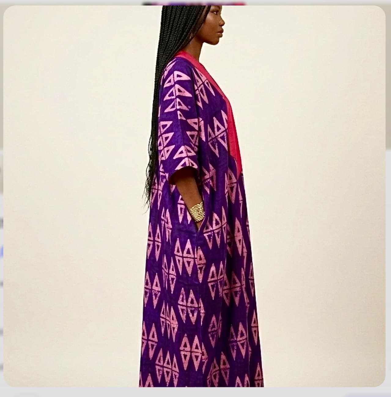 Bubu in purple and fushia pink