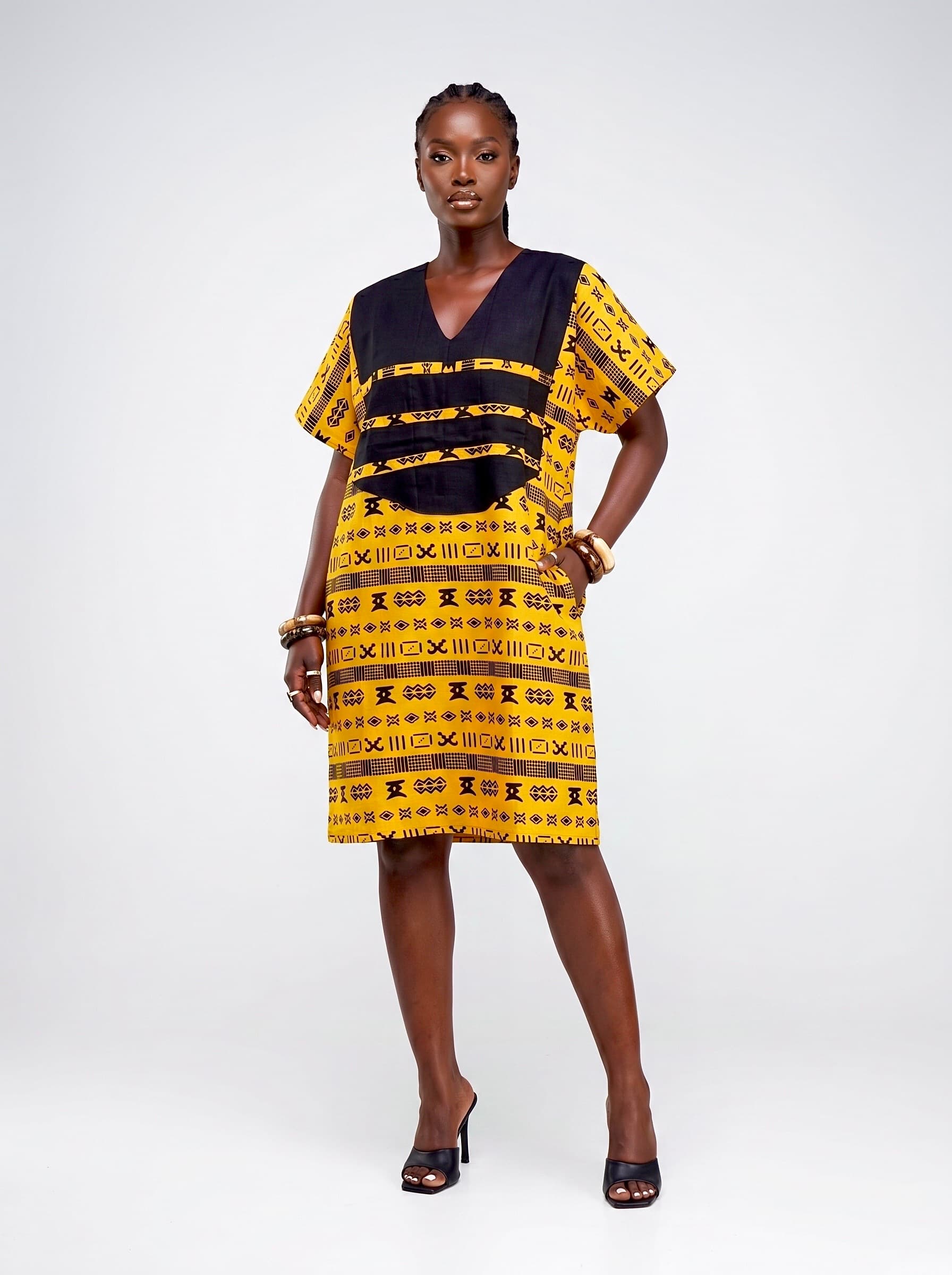 MARIGOLD DRESS (ANKARA)
